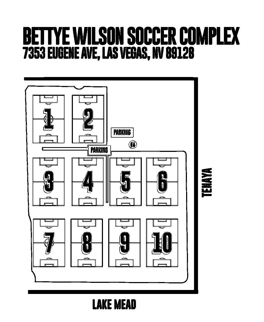 Bettye Wilson Soccer Complex field map